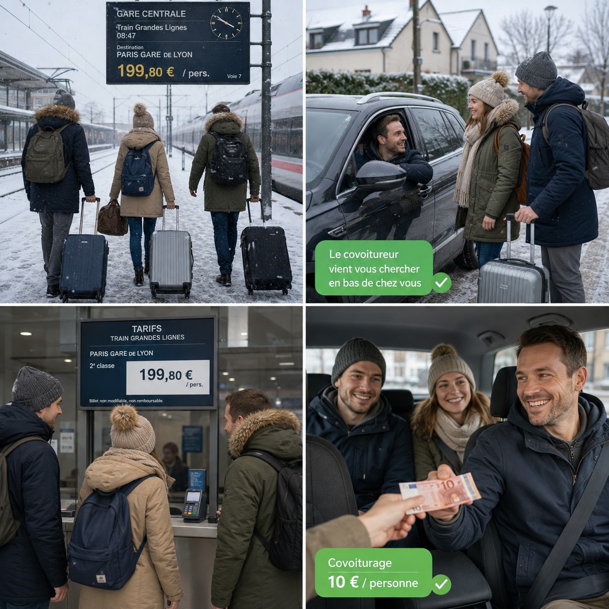 Covoiturage et transport de colis en France